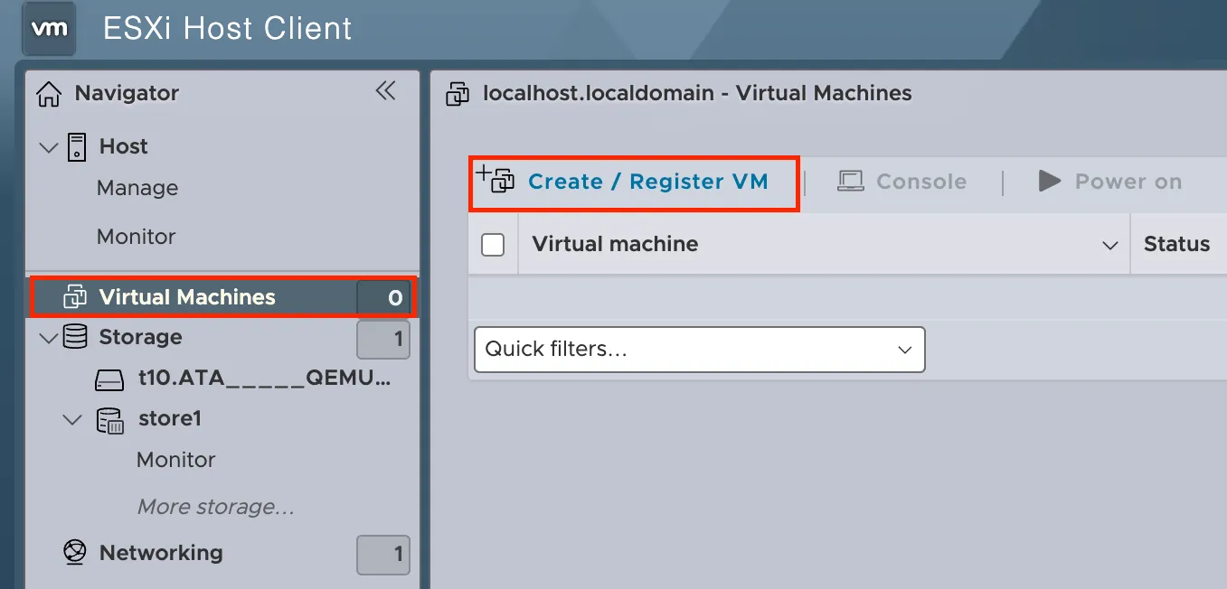Create vm