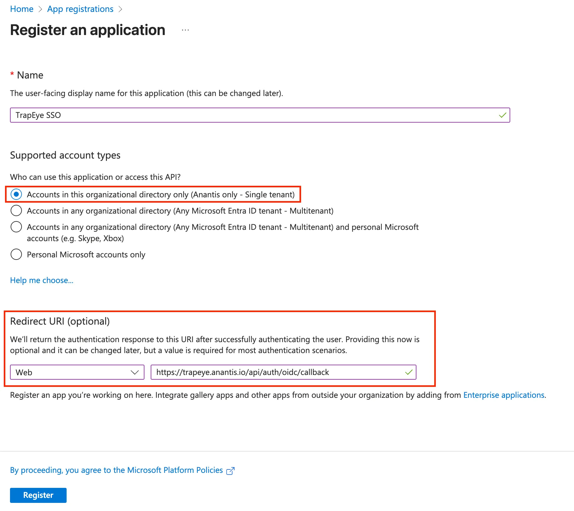 Create Application 2