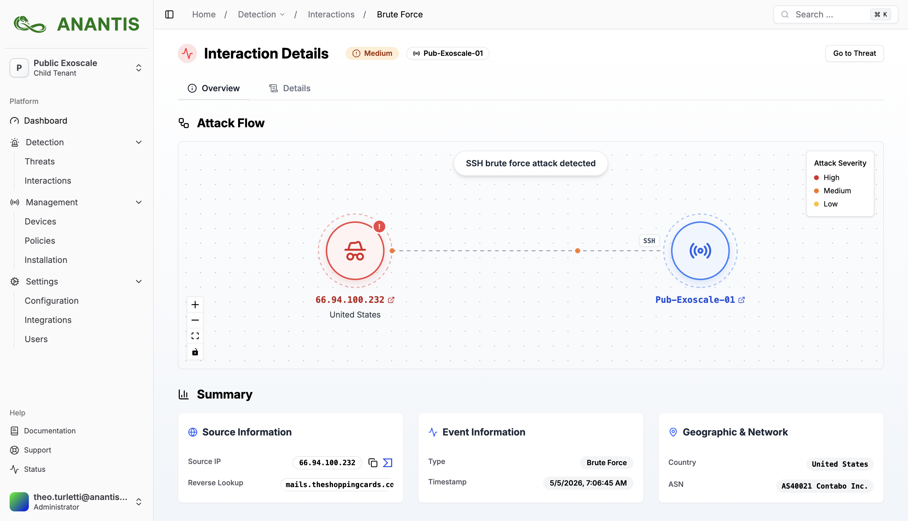 TrapEye Detection Console